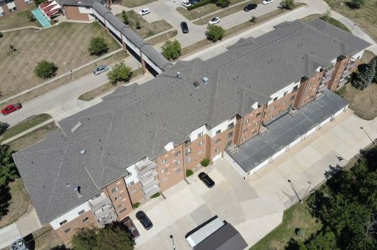 commercial shingle roof project